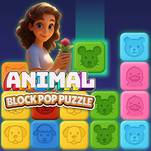 Animal Block Pop Puzzle - Free Online Game