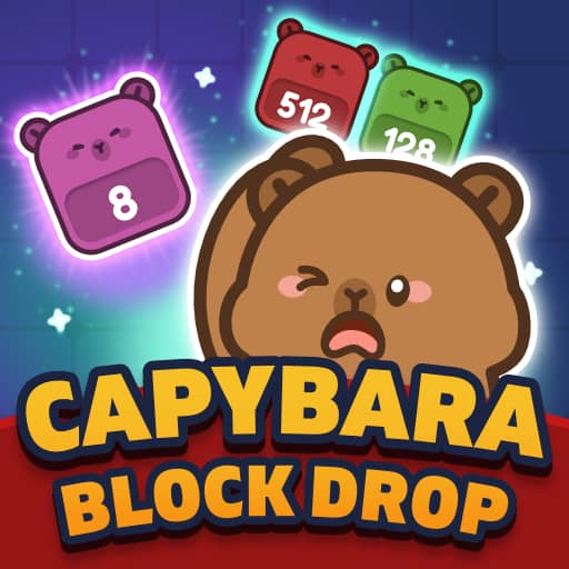 Capybara Block Drop game icon