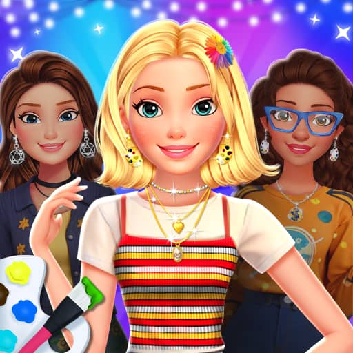 Ellie And Friends Art Bloom Aesthetic - Free Online Game