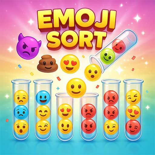 Emoji Sort – Fun Puzzle Game - Free Online Game