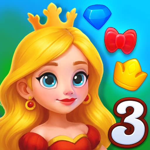 Kings and Queens Match 3 game icon