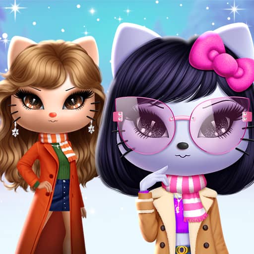Kitty Squad Winter Dress Up - Free Online Game