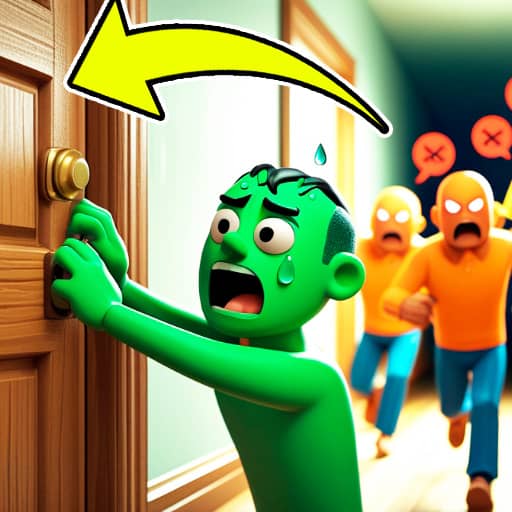 Knock and Run. 100 Doors Escape - Free Online Game