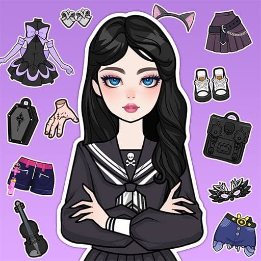 Magical Diary: Paper Dress Up - Free Online Game