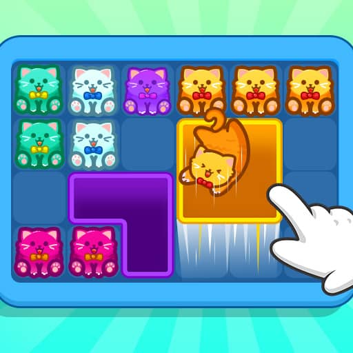 Meow Block: Color Collect! game icon
