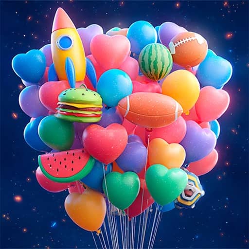 Merge 3D - Match 3 Balloons - Free Online Game