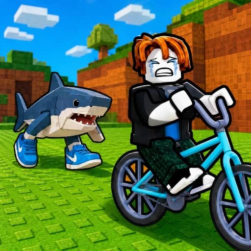 Obby Ride a Bike For Brainrots - Free Online Game