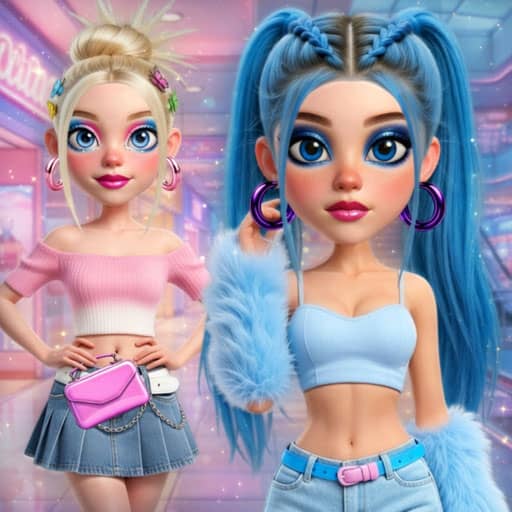 Sid & Ginny Y2K Glam Clash - Free Online Game