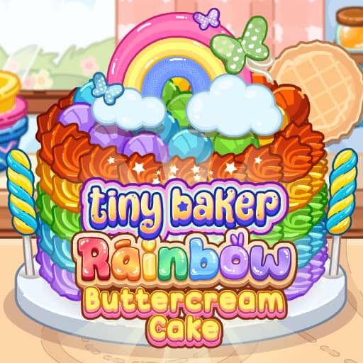 Tiny Baker Rainbow Buttercream Cake - Free Online Game