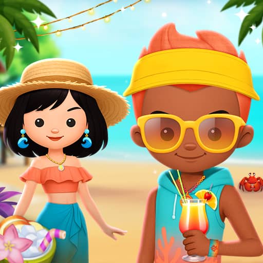 Toca Teens Floating Beach Party - Free Online Game