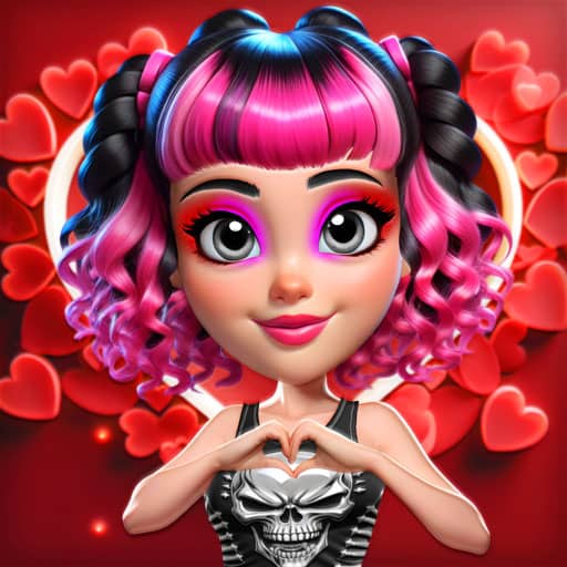 Vibrant Hearts Glamour vs Punk - Free Online Game