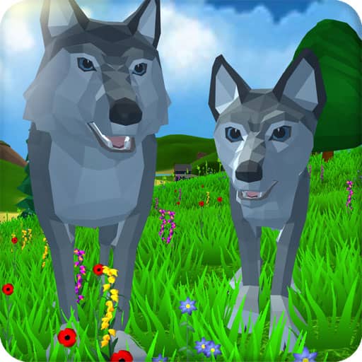 Wolf Simulator Wild Animals D - Free Online Game