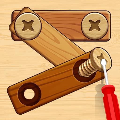 Wood Screw Puzzle - Free Online Game
